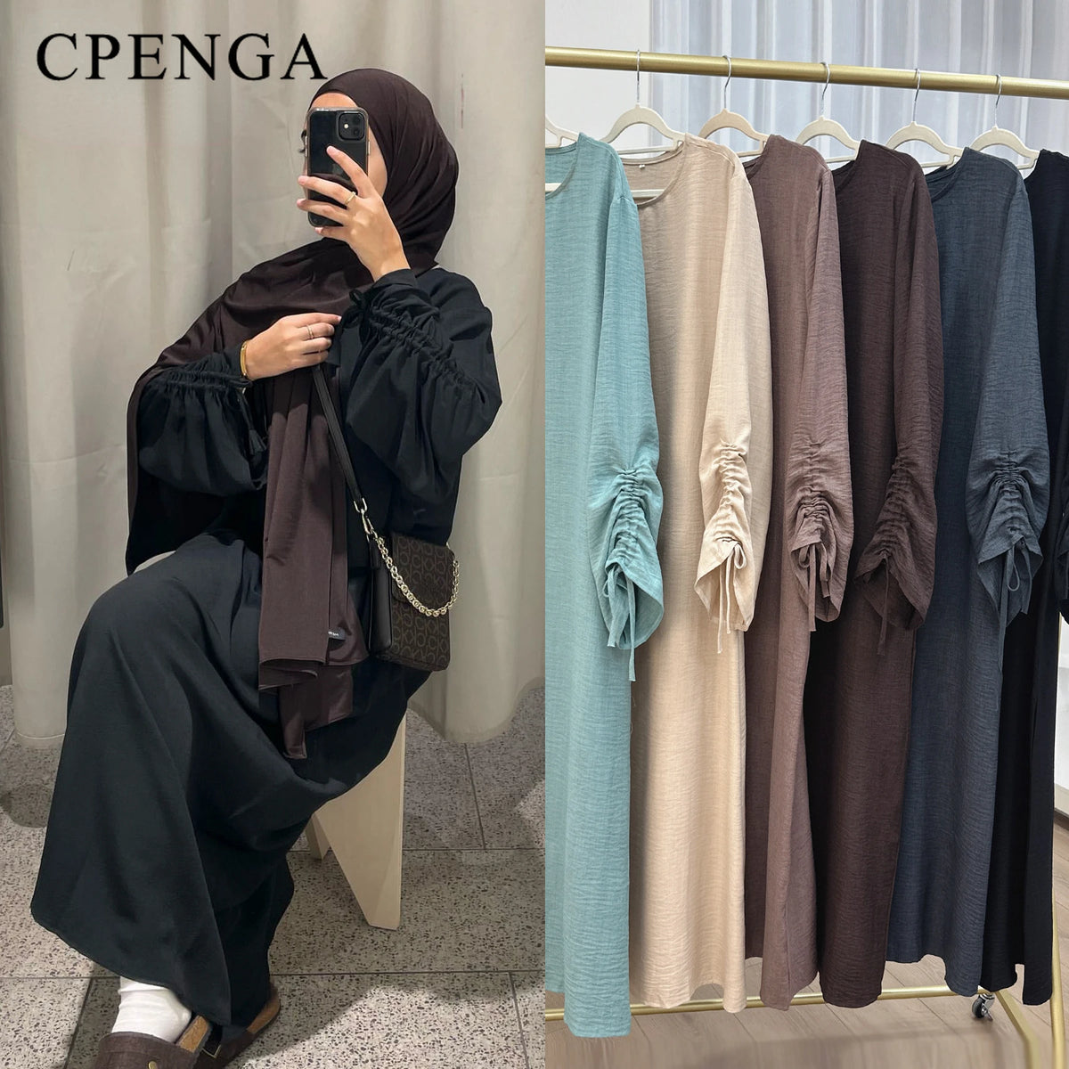 Amira Abaya Met Strikband