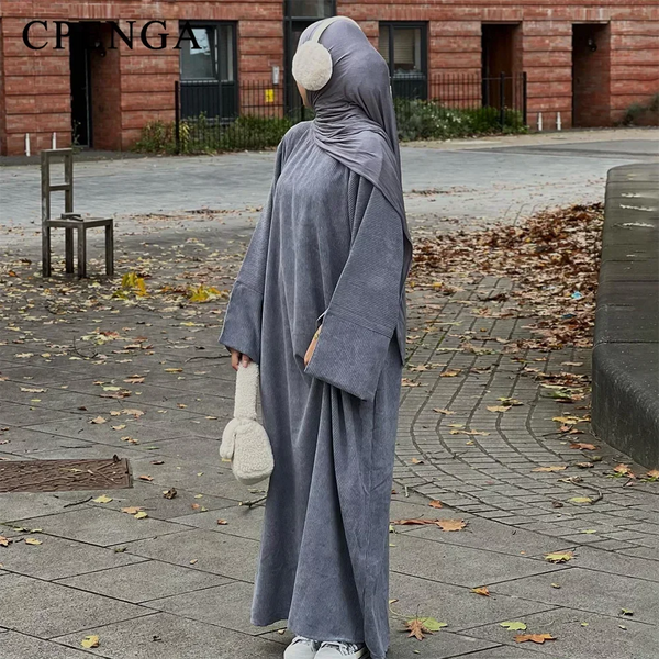 Warme Winter Abaya Jas