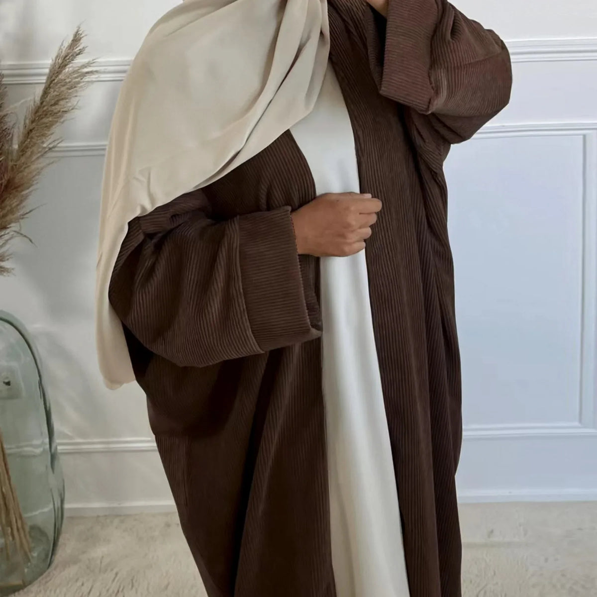 Warme Winter Abaya Jas