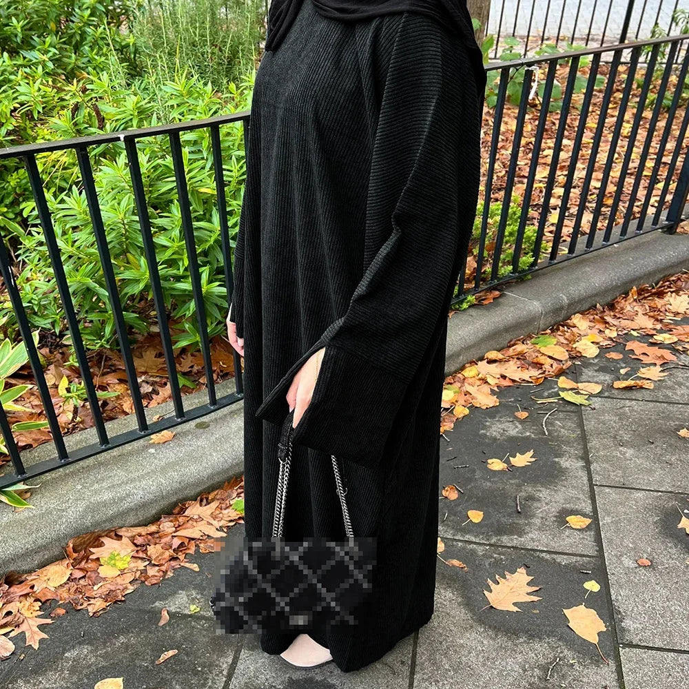 Warme Winter Abaya Jas